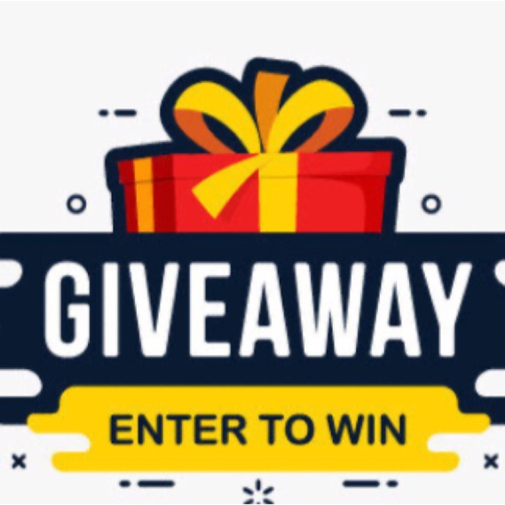 Colorful Giveaway Entry Sign